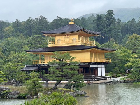 At Kinkaku-ji